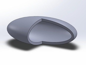ellipsoid-Ecke-Ausschnitt math 3d-Diagramme Bildung Bildungs - 3d print model - Mito3D