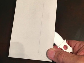 letter opener office knife mail 3d print model - Mito3D