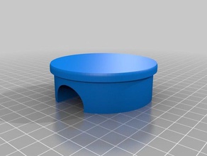 my customized parametric tube cap parts 3d print model - Mito3D