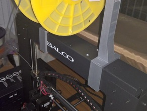 noch ein weiterer Spulenhalter wanhao i3 3d Drucker - Zubehör filament spool holder 3d print model - Mito3D