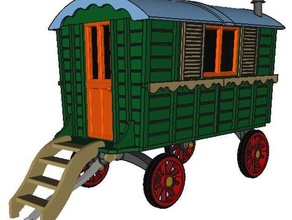 travellers wagon models 3d print model - Mito3D