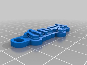 melek Anahtarlık özelleştirilmiş 3d print model - Mito3D
