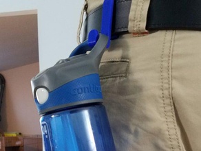 clip ceinture support de bouteille d'eau sport à l'extérieur 3d print model - Mito3D