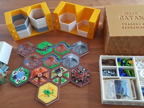 storage box traders barbarians toy game accessories boardgame boardgames catan settlers tabletop 3d print model - Mito3D