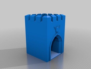 stronghold Torhaus klein Requisiten 3d print model - Mito3D
