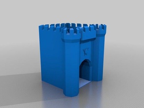 stronghold gatehouse medium props 3d print model - Mito3D