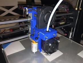 bltouch mount wanhao bowden setup 3d printer parts duplicator i3 3d print model - Mito3D