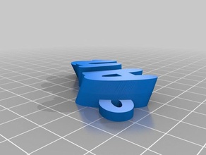 meu personalizados iamburnystext nome de chaveiro, pingente organização 3d print model - Mito3D