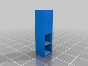 my customized expeditkallax parametric scale models 1 col furniture 3d print model - Mito3D