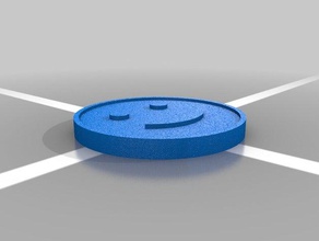 smile coin 3d printing 3d print model - Mito3D