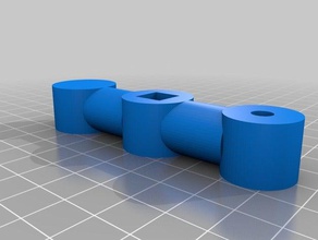 my customized cross slide vise handle custom parts 3d print model - Mito3D