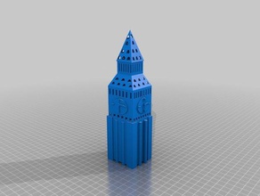 big ben 3d printing clock tower 3d print model - Mito3D