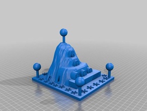 hobbitöy 3d baskı hobbit delikleri hill 3d print model - Mito3D
