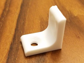 right angle bracket 6 screw parts 3d print model - Mito3D