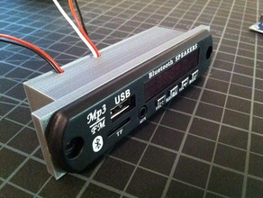 bluetooth mp3 audio module enclosure box 3d print model - Mito3D