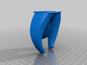 tevo tarantula fanduct 3d printer parts 40mm fan duct 3d print model - Mito3D