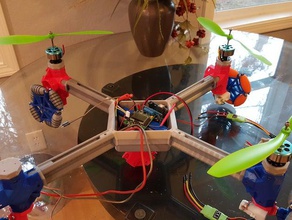 volando mongster aire de tierra mar quadcopter diy 3d print model - Mito3D