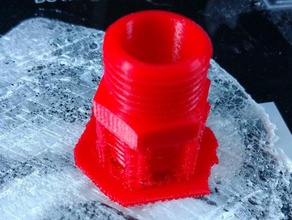 male-male garden hose adapter outdoor 3d print model - Mito3D