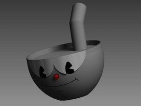 cuphead sculture disney e3 2016 gioco giochi video di 3d print model - Mito3D