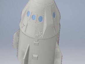 2 ejderha araç spacex 3d print model - Mito3D