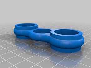 mano spinner fidget giocattolo personalizzabile openscad meccanica i giocattoli edc handspinner 3d print model - Mito3D