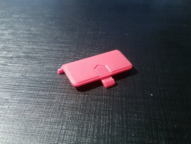 tacotronic handheld-Batterie-Abdeckung - Spielzeug Spiel Zubehör gamewatch Spiele zu sehen Ersatz Replik 3D print model - Mito3D