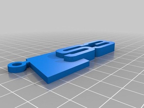 keychain audi s3 3d printing 3d print model - Mito3D