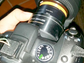 ring light flash adapter canon powershot sx1 camera 3d print model - Mito3D