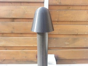 parasol holder plug outdoor garden cover umbrella 3d print model - Mito3D