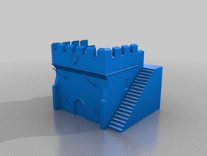 stronghold barrack sahne Kışla 3d print model - Mito3D