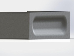 atx 525 cd-rom bay cover computer 3d print model - Mito3D
