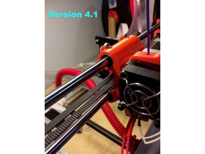 adjustable stop carriage max micron other prusa i3 3d printer parts endstop 3d print model - Mito3D