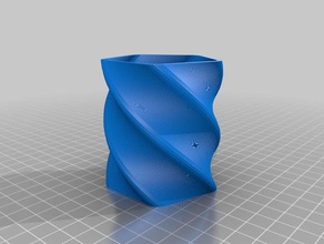 meu personalizados sinuoso recipiente contentores 3d print model - Mito3D