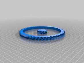 my customized herringbone gear pair other 3d print model - Mito3D