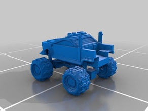 3d barra de monster truck los vehículos 3d print model - Mito3D