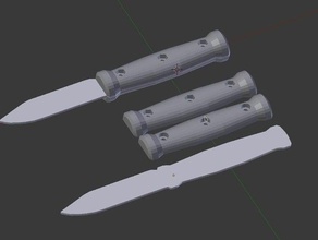 faca substituição partes 3d print model - Mito3D