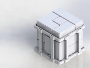 soma cube interactive art 3d print model - Mito3D