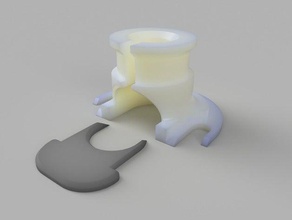 bcn3d sigma bowden fluência fixador a impressora acessórios 3d print model - Mito3D