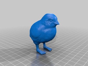 chick leg Kreaturen Fuß 3d print model - Mito3D