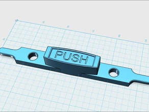 suitcase handle push button retracting replacement parts samsonite 3d print model - Mito3D