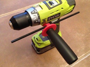 roybi hammer drill handle part parts 3d print model - Mito3D