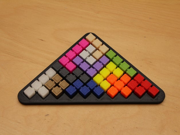 blocky pyramid puzzle puzzles blocks building 3D print model - Mito3D