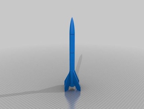 roket 9 3 d baskı özelleştirilmiş 3d print model - Mito3D
