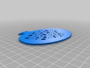 3d slash coasters pomegranate other 3d print model - Mito3D