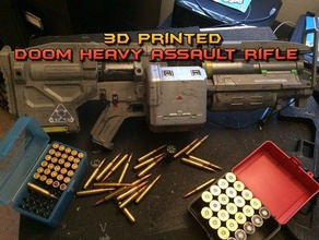 doom pesado rifle de assalto vídeo jogos 4 3d print model - Mito3D