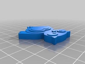 Eule Magneten Küche Essen Kühlschrank 3d print model - Mito3D