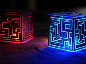alien cube separate pieces props 3d print model - Mito3D