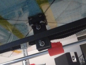 l'axe de la courroie serrage 3d l'imprimante pièces des y 3d print model - Mito3D