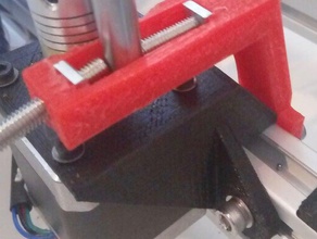 Achse glatt rod support 3d Drucker Teile 3d print model - Mito3D