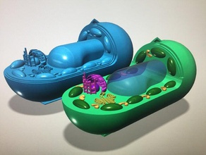 plant cell kom&oacuterka rolinna biology 3d print model - Mito3D